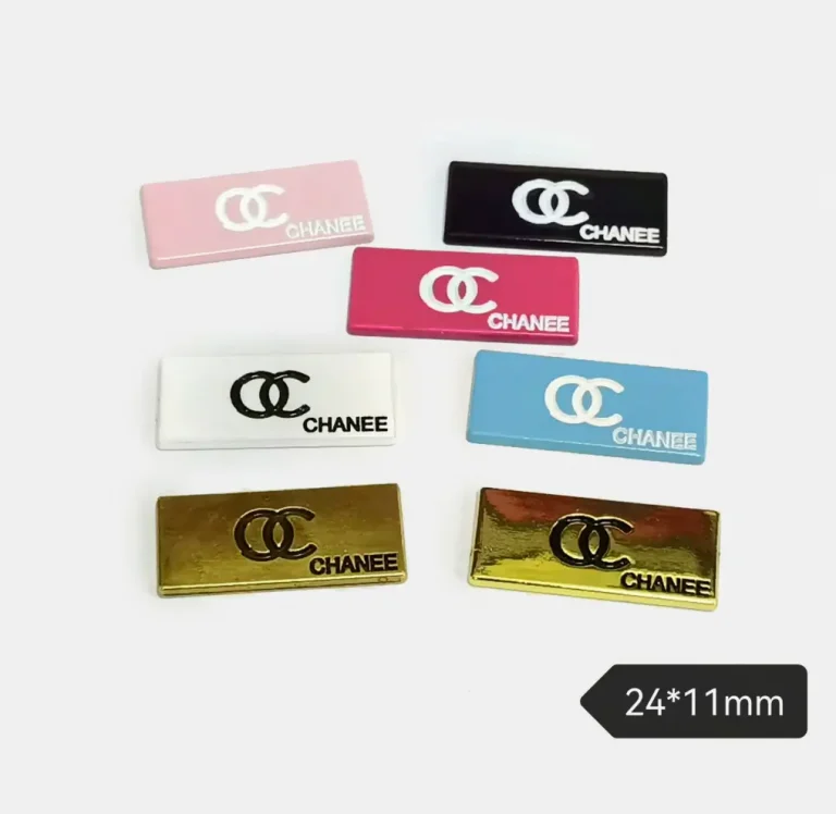 Trendy Double C Metal Patch, Simple & Versatile Phone Case Charm | 24*11mm