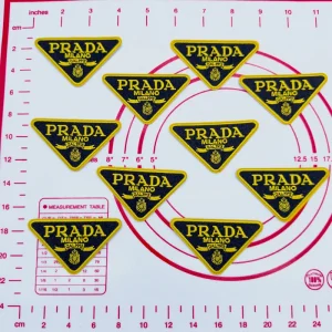 Mid(Iron-on) P-Gold Triangle Shape Patches