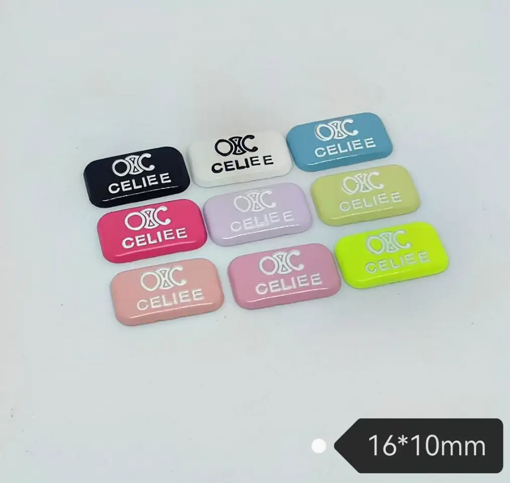 Triomphe Mini Bread Macaron Two-Tone Trendy Versatile Metal Baking Paint Phone Case Accessory | 16*10mm