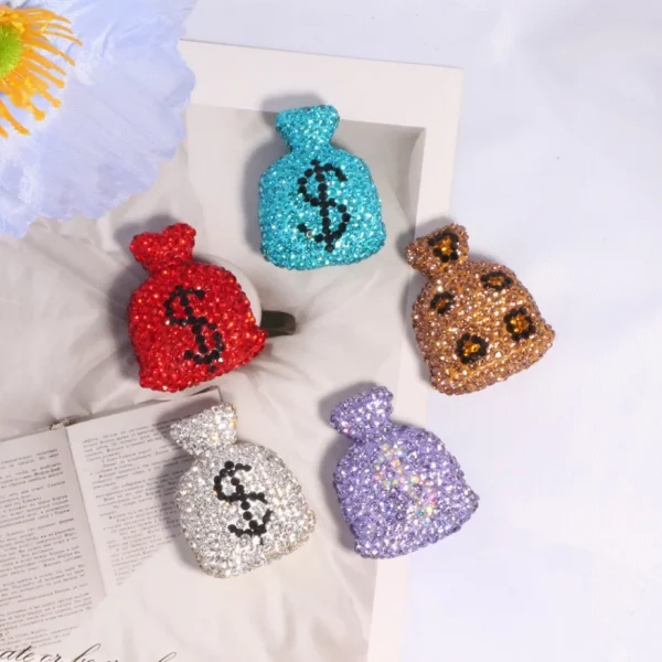Dollar Sign With Diamonds 32MM*24MM