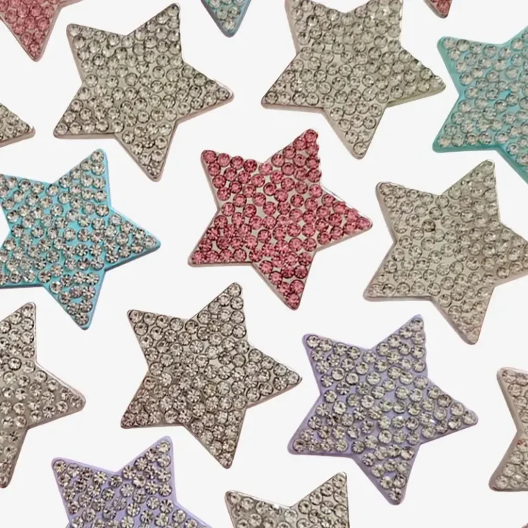 Five - Pointed Star, Junk Phone Case Charms - Luxury Designer DIY Decorative Accessories, Metal Charms (尺寸）
