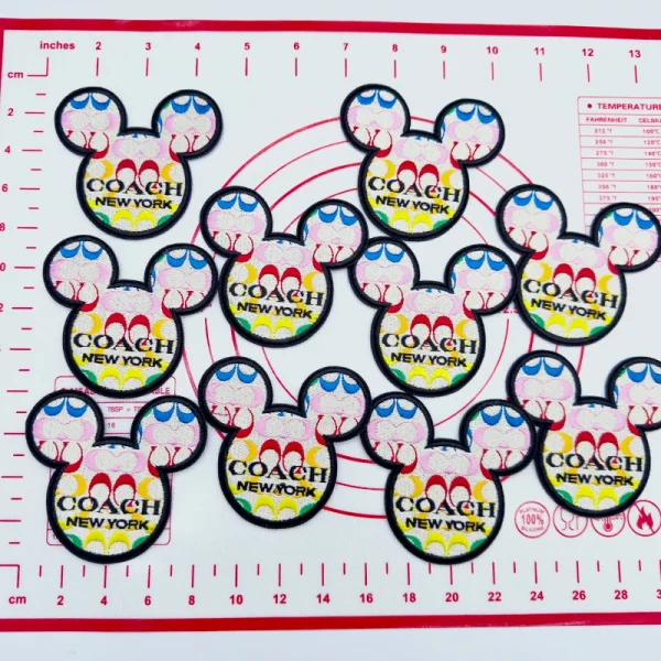 Mid(Iron-on) COACH-Mickey Patches