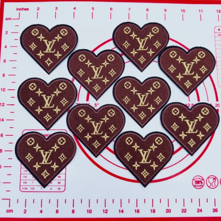 Mid(Iron-on) L-Coffee Love Shape Patches