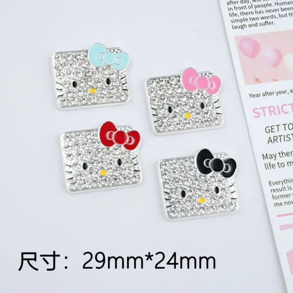 HK With Diamond And Bow 28MM*25MM