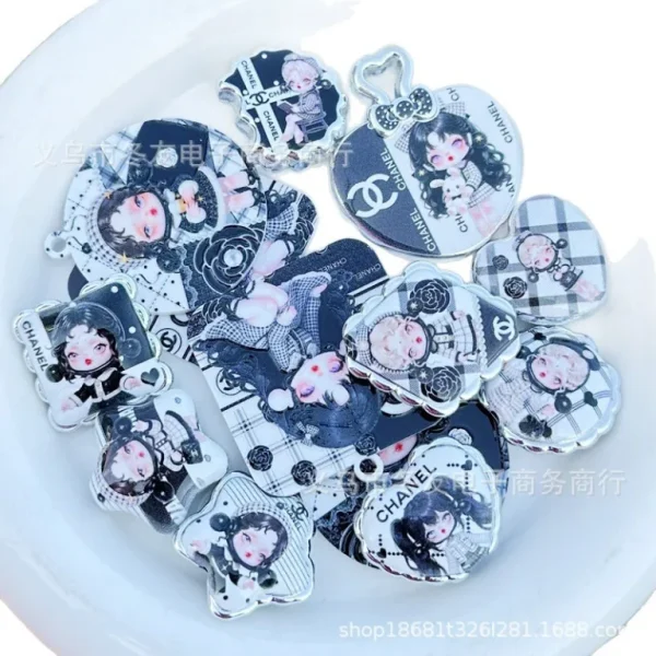A set of 5-piece sp girl acrylic signs