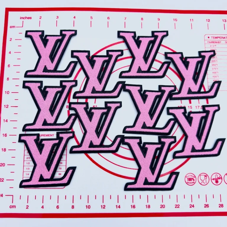 Mid(Iron-on) L- Pink Patches