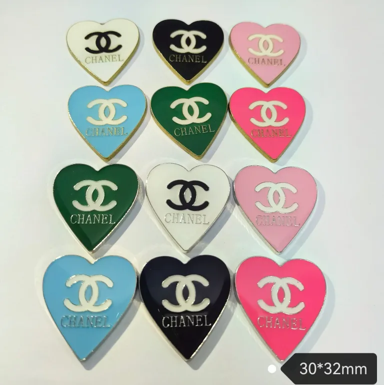 CC Metal Patch Love Shape 30MM*30MM 1