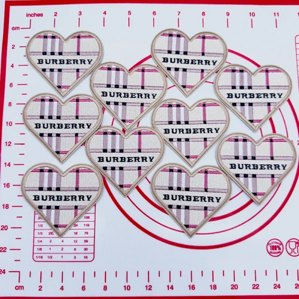 Mid(Iron-on) B-Love Shape Patches