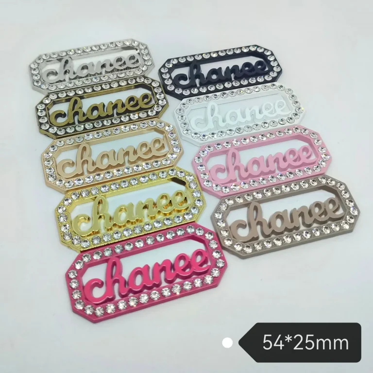 Small Double C Metal Charms, Luxury Designer-Inspired Patches for Hair Clips, Hair Accessories & Phone Cases | 54*25mm