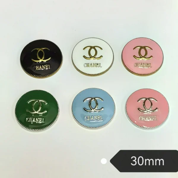 CC Metal patch Round Shape 30MM*30MM