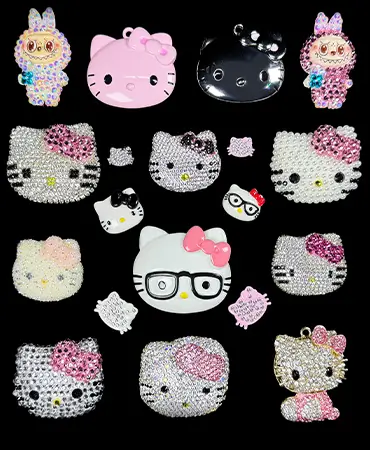 Labubu & HelloKitty Charms