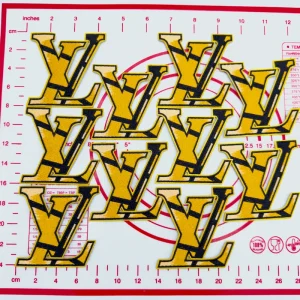 Mid(Iron-on) L-Yellow Patches