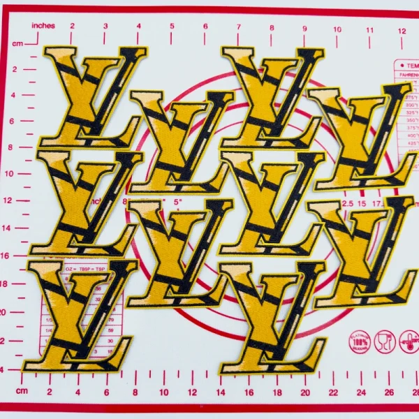 Mid(Iron-on) L-Yellow Patches