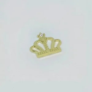 MIU Style Crown Minimalist Trendy Rhinestone Versatile Phone Case Charm | 25*23mm