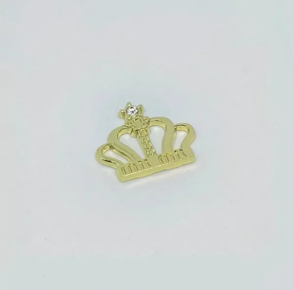 MIU Style Crown Minimalist Trendy Rhinestone Versatile Phone Case Charm | 25*23mm