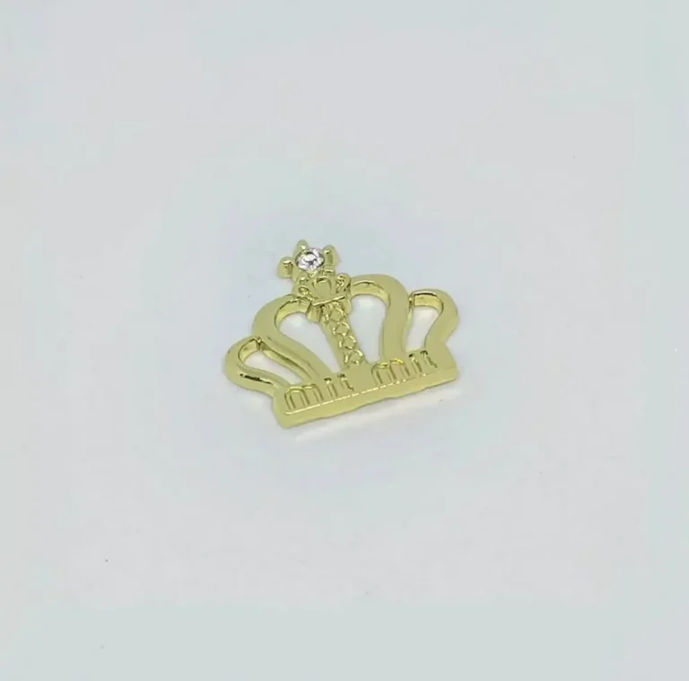 MIU Style Crown Minimalist Trendy Rhinestone Versatile Phone Case Charm | 25*23mm