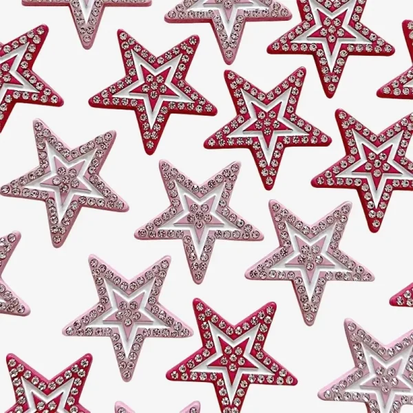 Five - Pointed Star, Junk Phone Case Charms - Luxury Designer DIY Decorative Accessories, Metal Charms (29.74mm）