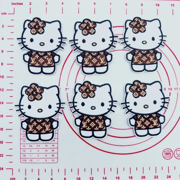 Mid(Iron-on)L-HK Shape Patches