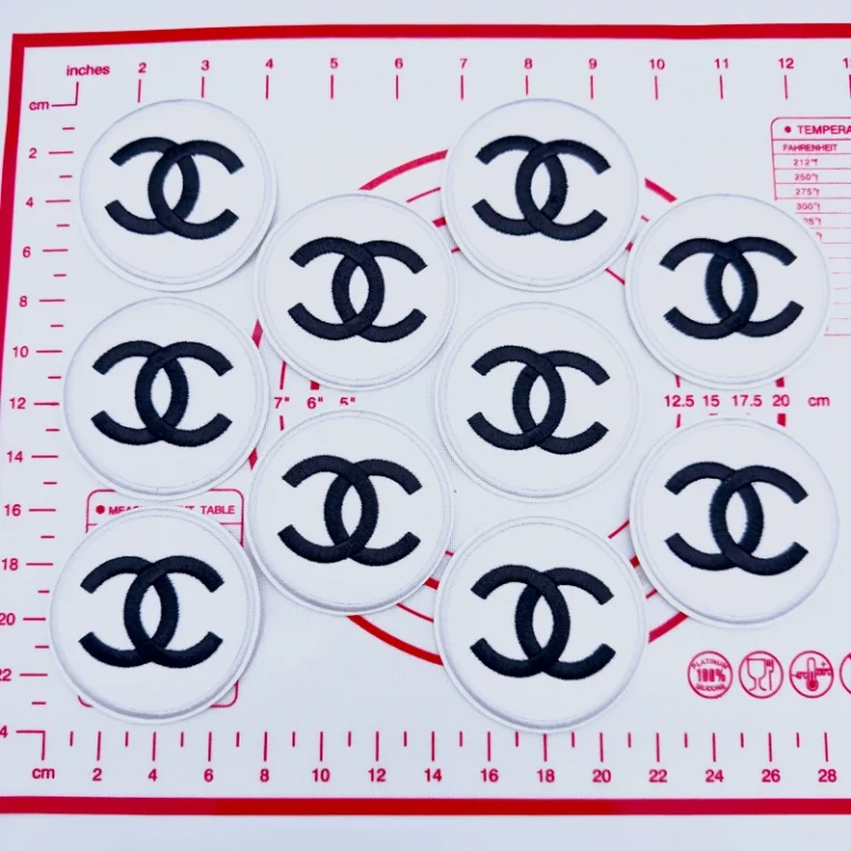 Mid(Iron-on) C-Double C Round Shape Patches