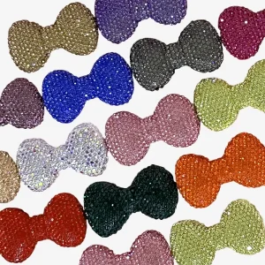 Round Bowknot, Junk Phone Case Charms - Luxury Designer DIY Decorative Accessories, Resin Charms (45.91mm*26.59mm)