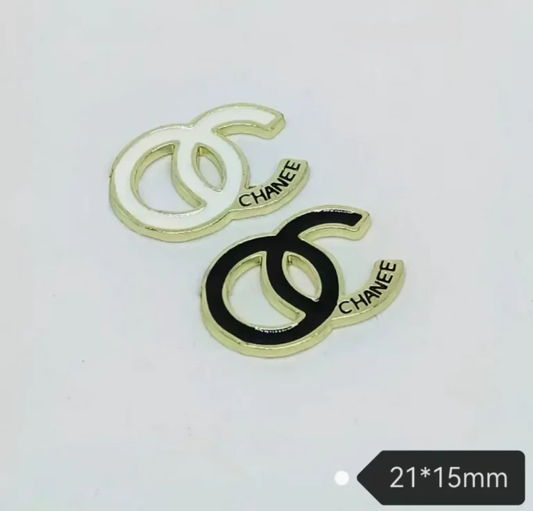 Double C Minimalist Classic Two-Tone Versatile Phone Case Charms | 30*23mm