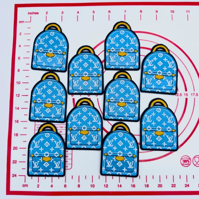 Mid(Iron-on) L-SchoolBag Shape Patches