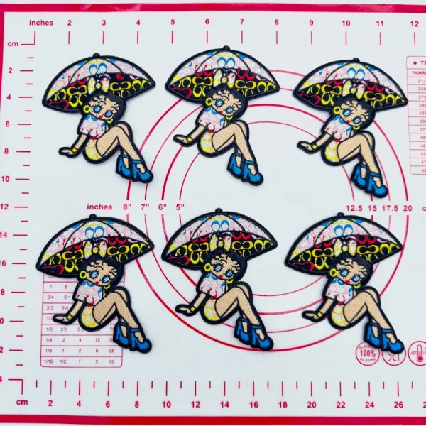 Mid(Iron-on) Betty Patches