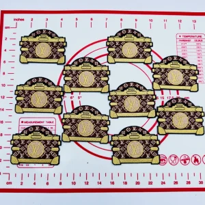 Mid(Iron-on) L- Suitcase Shape Patches