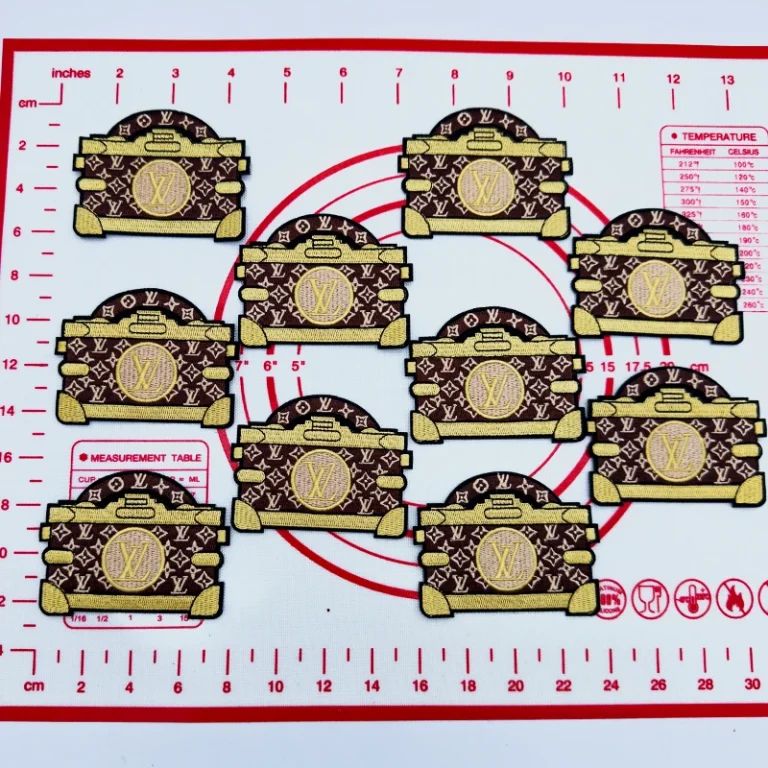 Mid(Iron-on) L- Suitcase Shape Patches
