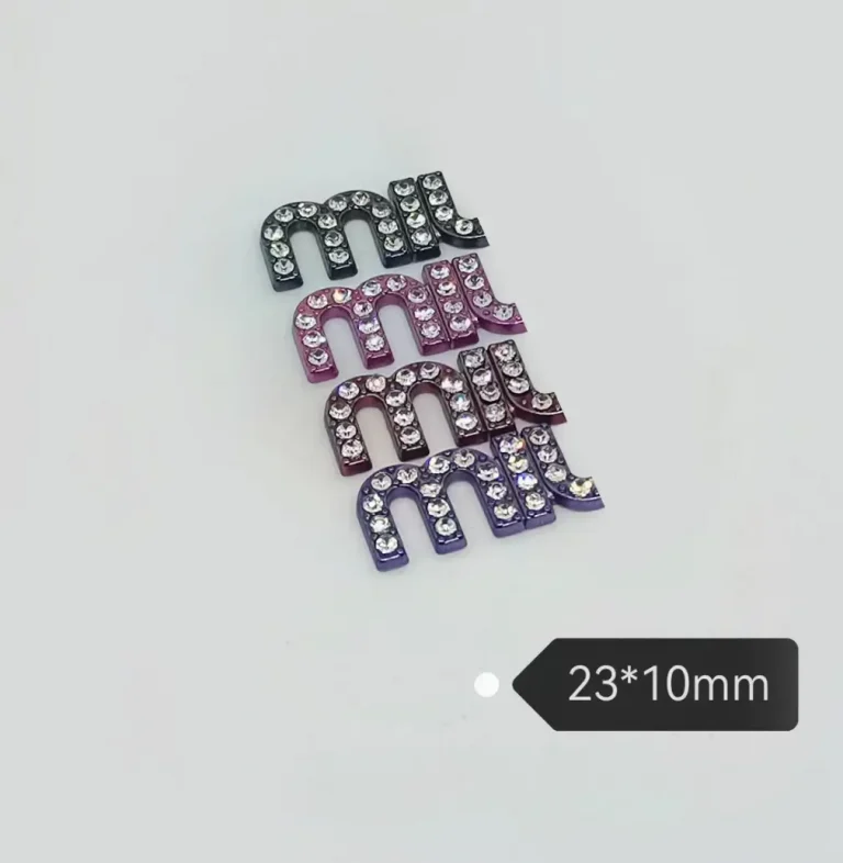 Luxury MIU Style Hardware Rhinestone Pearl Trendy Fresh Phone Case Charm | 23*10mm