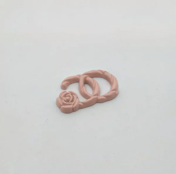 Chanel-Style Double C Fresh Versatile Phone Case Charm | 30*19mm