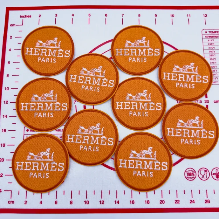 Mid(Iron-on) HM- Orange Round Shape Patches