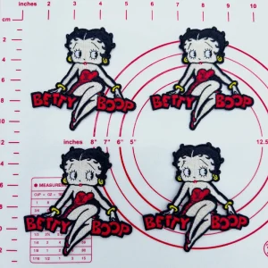 Mid(Iron-on) Bettyboop Red Patches