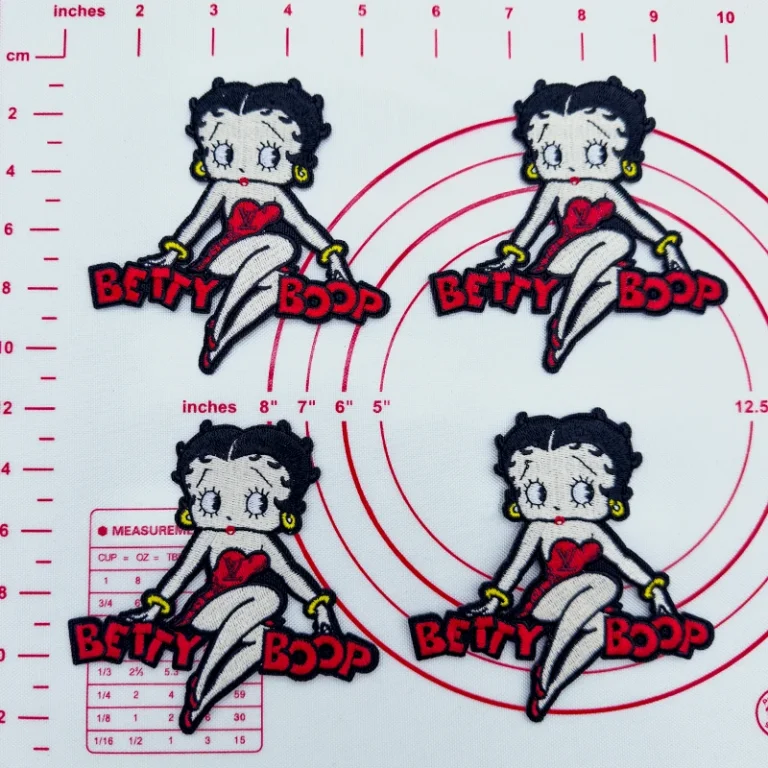 Mid(Iron-on) Bettyboop Red Patches