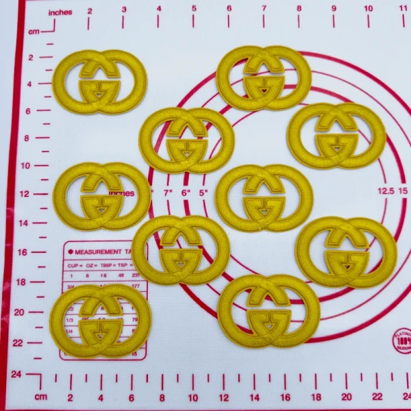 Mid(Iron-on) G-Gold Patches