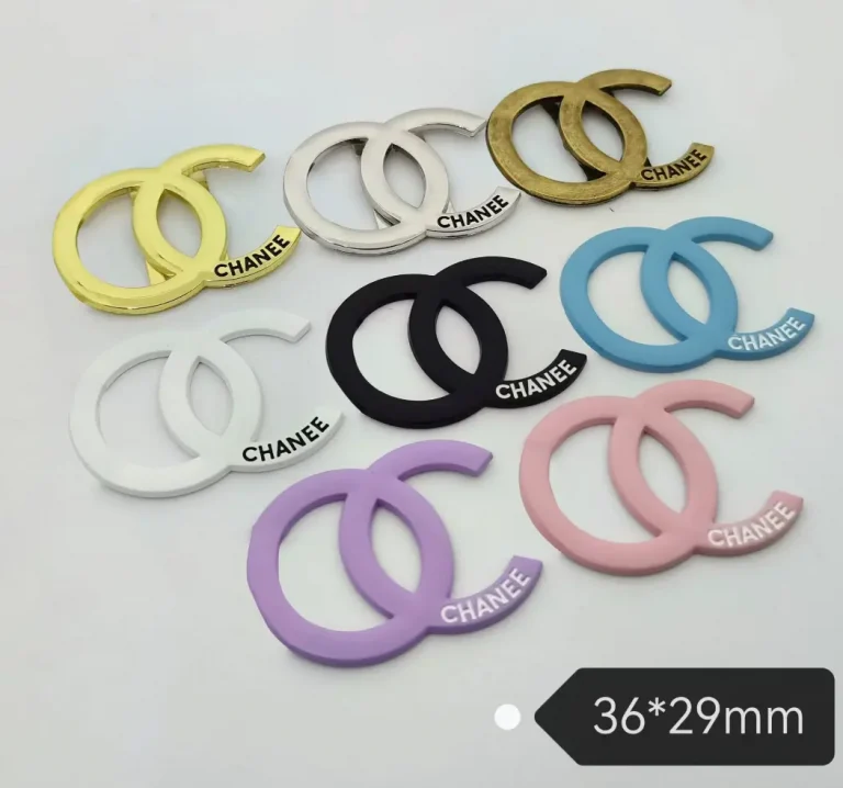 Double C Metal Premium Phone Case Charms | 36*29mm
