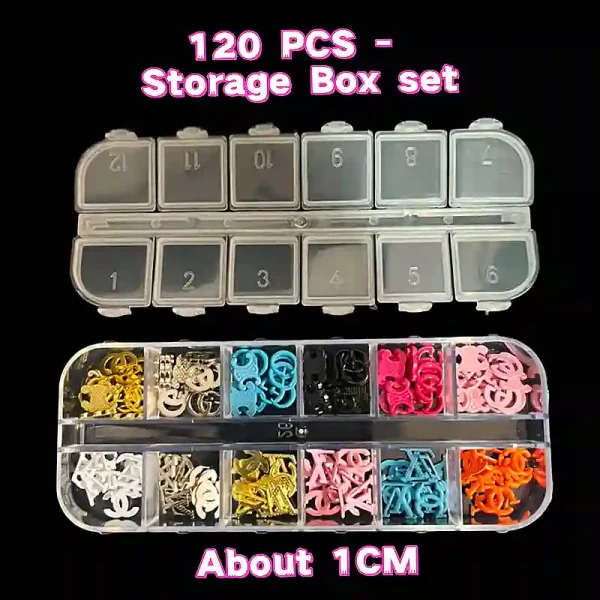 120‑piece storage box set 1CM
