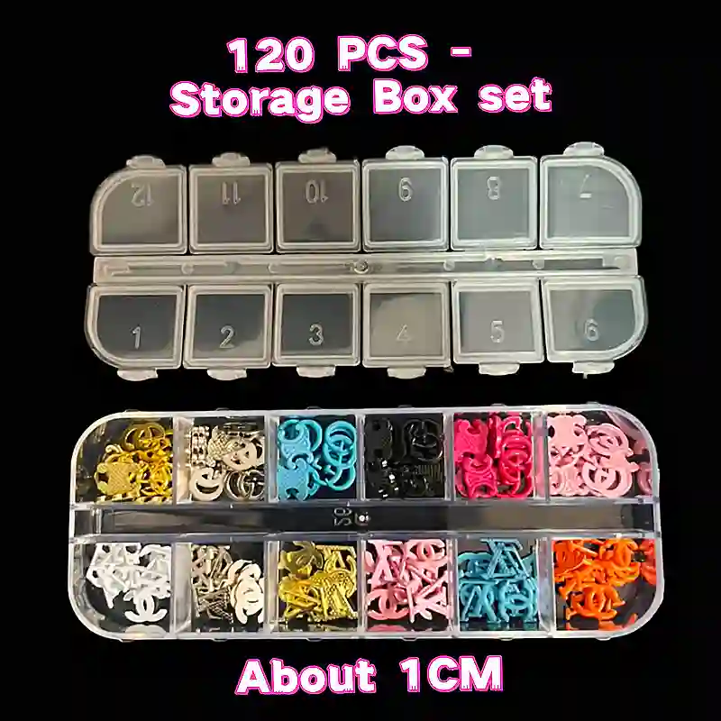 120‑piece storage box set 1CM