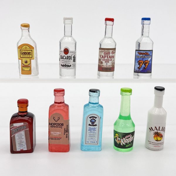 Miniature Simulation DIY Mini Wine Bottle About 3CM