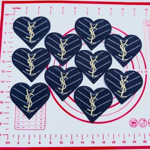 Mid(Iron-on) Y- Love Shape Patches
