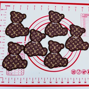 Mid(Iron-on) L- Bear Shape Patches