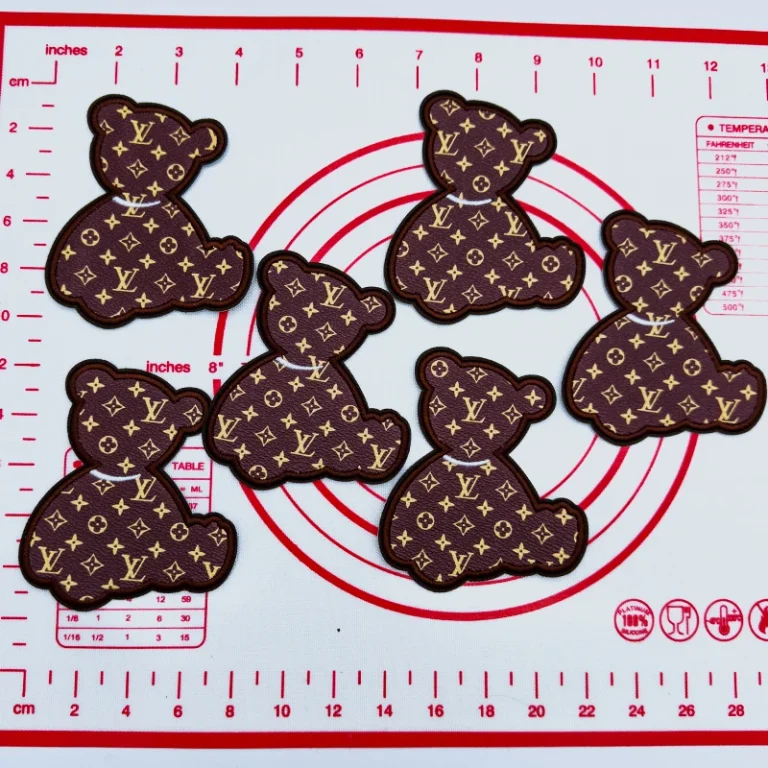 Mid(Iron-on) L- Bear Shape Patches