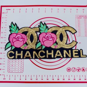Large(Iron-on) CC-With Flower Shape Patches