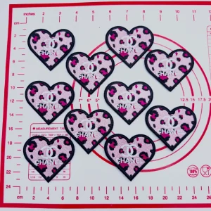 Mid(Iron-on) C-6 Love Shape Patches
