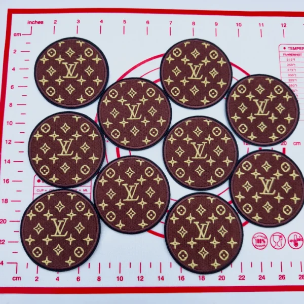 Mid(Iron-on) L- 2 Round Shape Patches