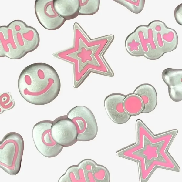 Kawaii, Junk Phone Case Charms - Luxury Designer DIY Decorative Accessories, Resin Charms (24.43mm*17.34mm)
