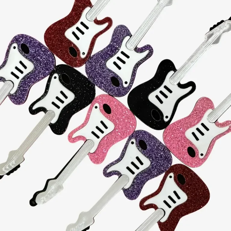 Guitar, Junk Phone Case Charms - Luxury Designer DIY Decorative Accessories, Resin Charms (80.73mm*29.56mm）