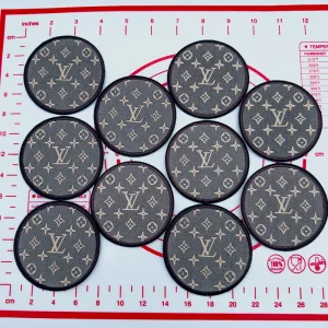 Mid(Iron-on) L- Gary Round Shape Patches