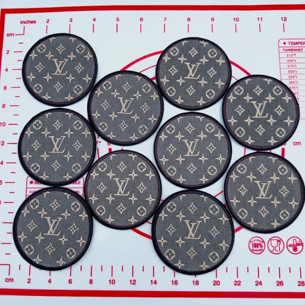 Mid(Iron-on) L- Gary Round Shape Patches