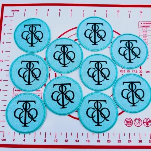 Mid(Iron-on) T-3 Round Shape Patches